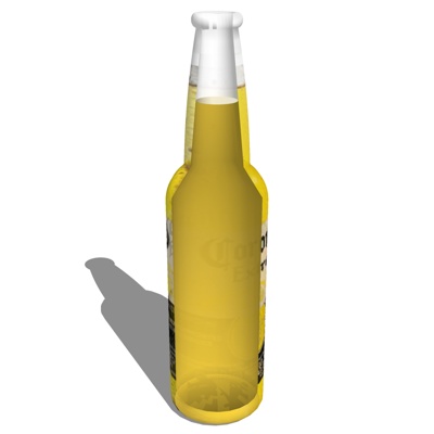  现代啤酒白酒su模型 