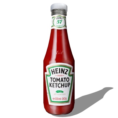  现代番茄酱su模型 