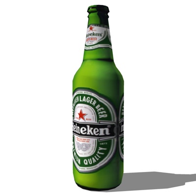  现代啤酒饮料su模型 