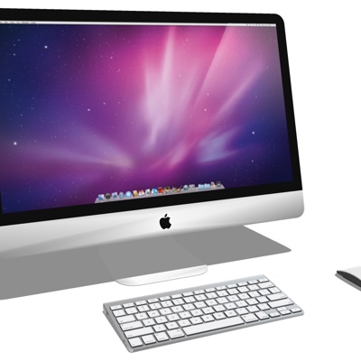  现代苹果电脑su模型 