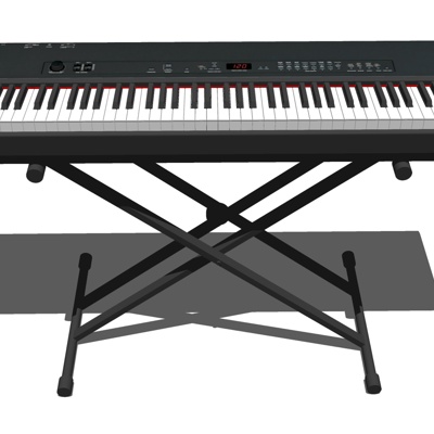  现代电子琴su模型 