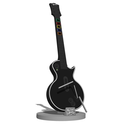  现代电子吉他su模型 