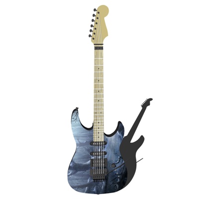  现代吉他su模型 