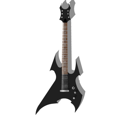  现代吉他su模型 