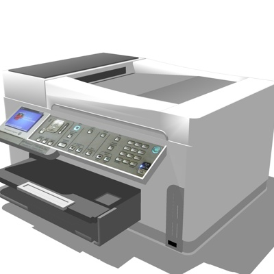  现代打印机su模型 