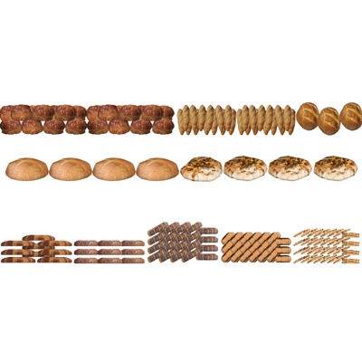  现代面包su模型 