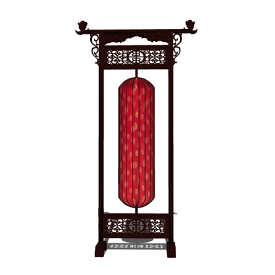  新中式装饰灯su模型 