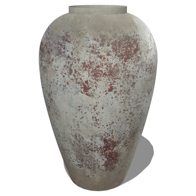  现代陶罐su模型 