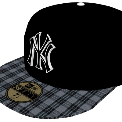  现代鸭舌帽su模型 