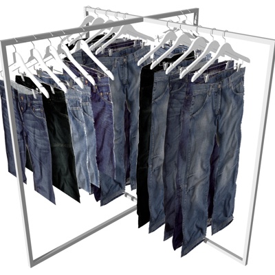  现代挂衣架su模型 