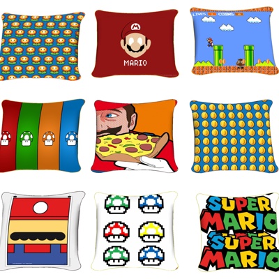  现代卡通布艺抱枕su模型 