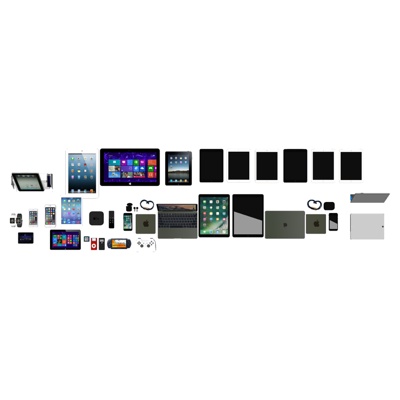  现代平板电脑su模型 