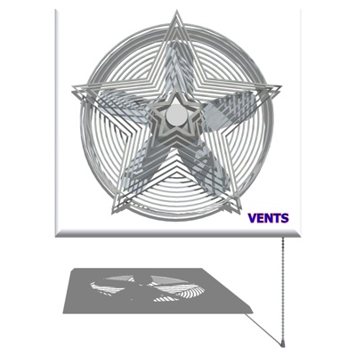  现代排风扇su模型 