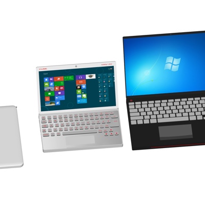  现代笔记本电脑su模型 