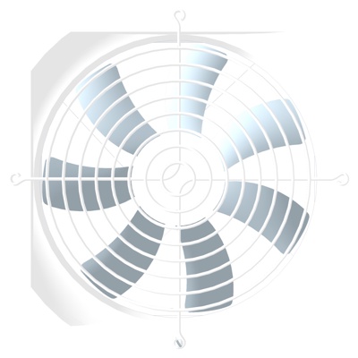  现代排风扇su模型 