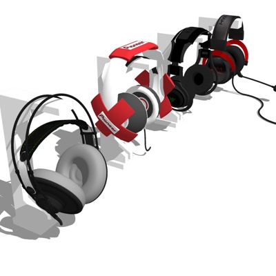  现代耳机su模型 