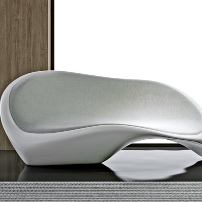  现代布艺异形公用椅su模型 