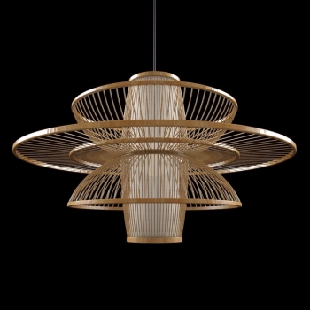 新中式吊灯3d模型免费-3dmax模型免费下载-欧模网