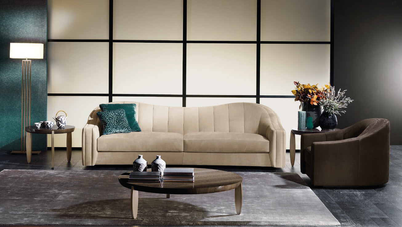 意大利malerba品牌 现代沙发茶几落地灯