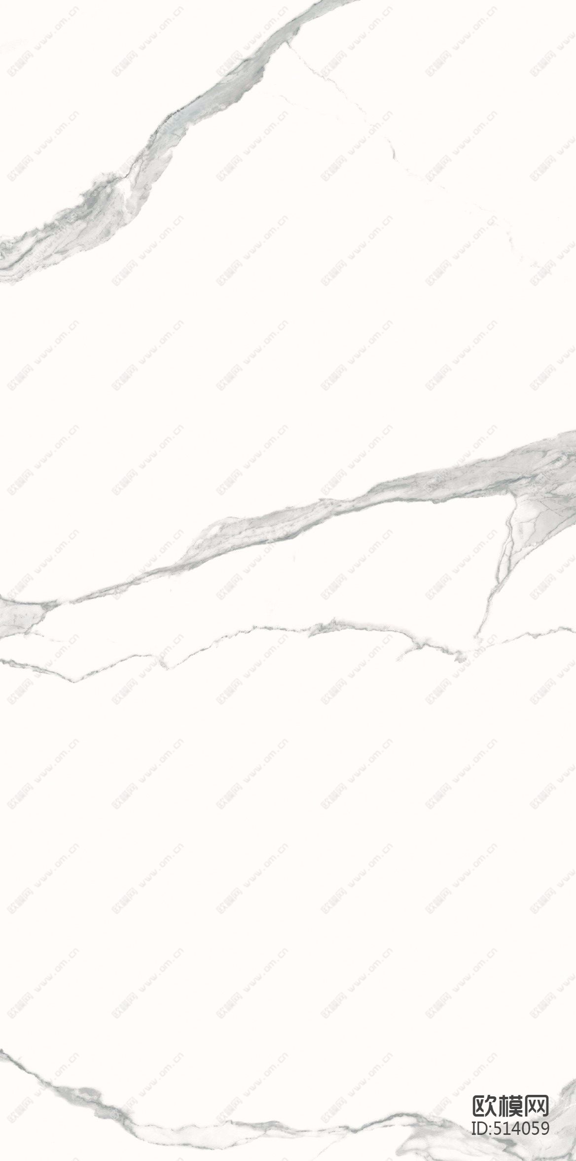 意大利锐思瓷砖特级雪花白系列贴图下载（渲染图1）