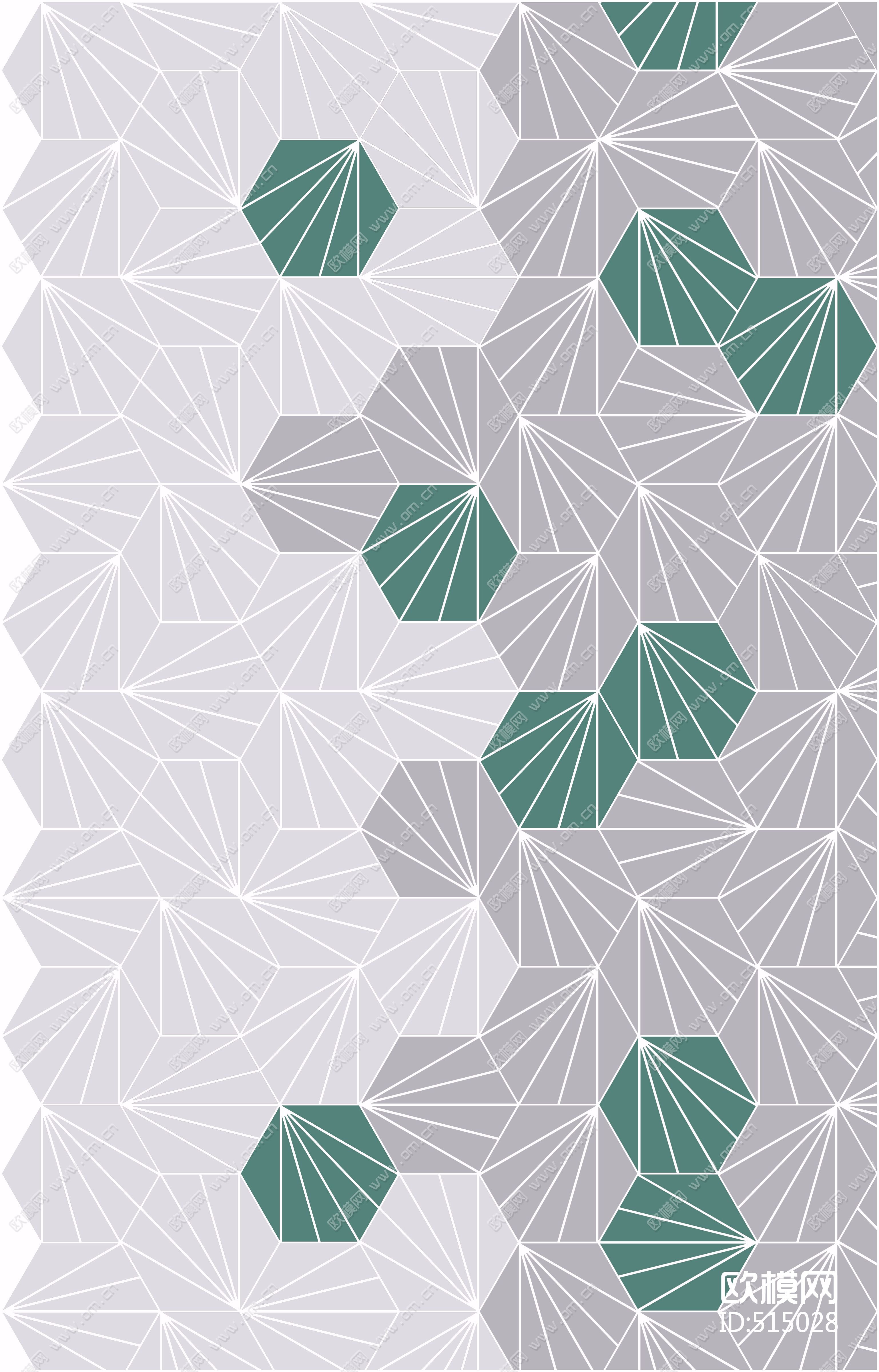 六角拼花下载（渲染图2）