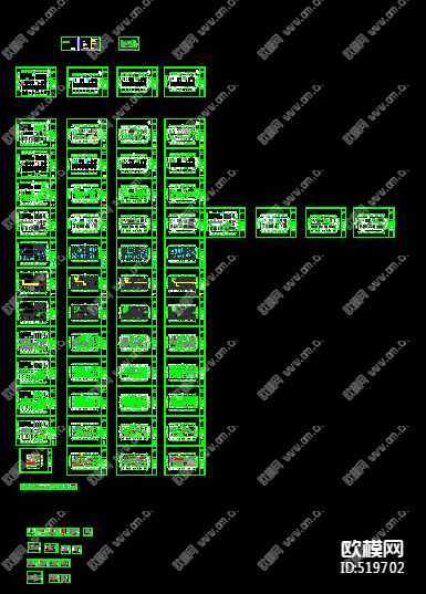 三层办公楼装饰施工图下载（渲染图2）