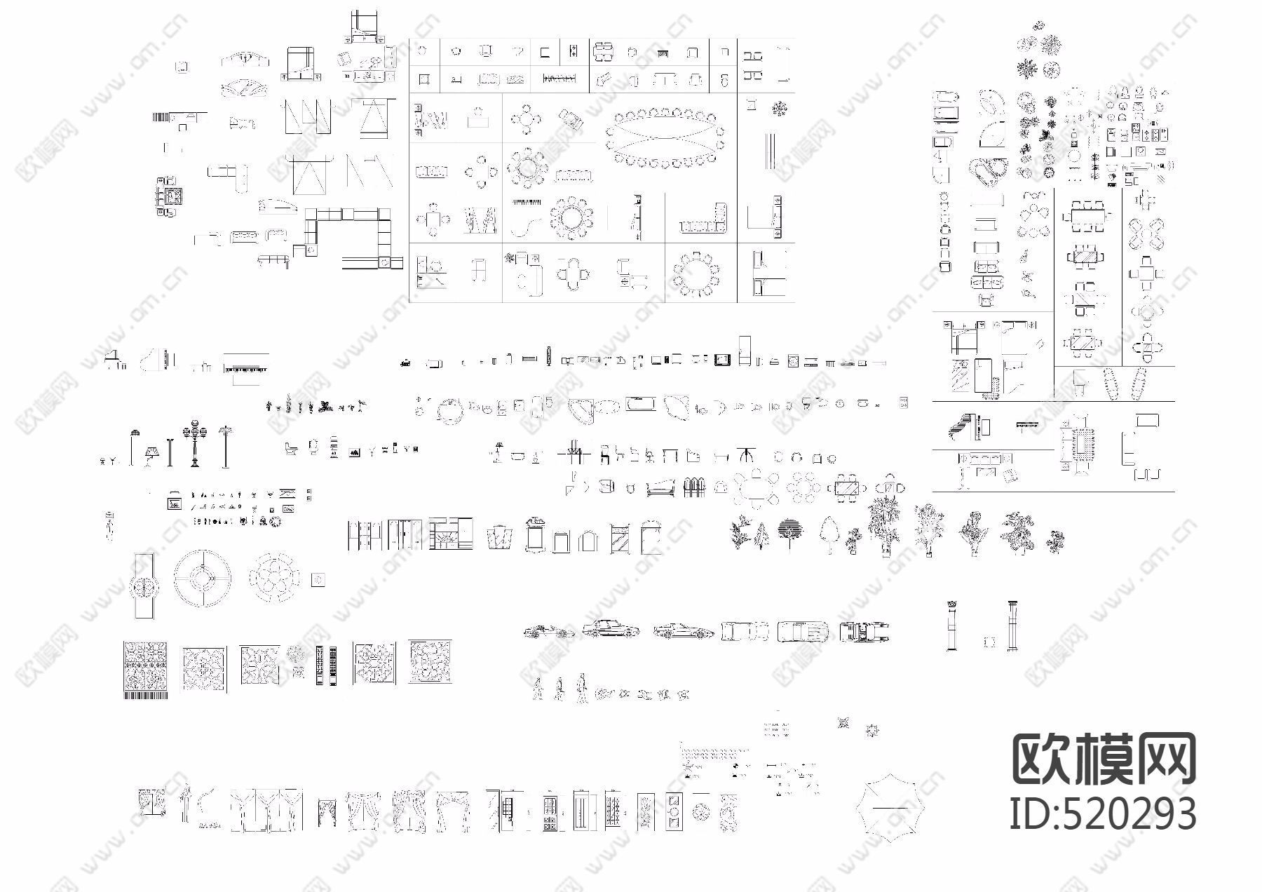 室内平面素材下载