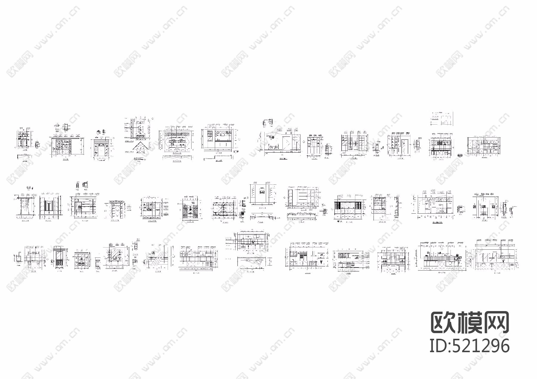 厨房餐厅大样图下载