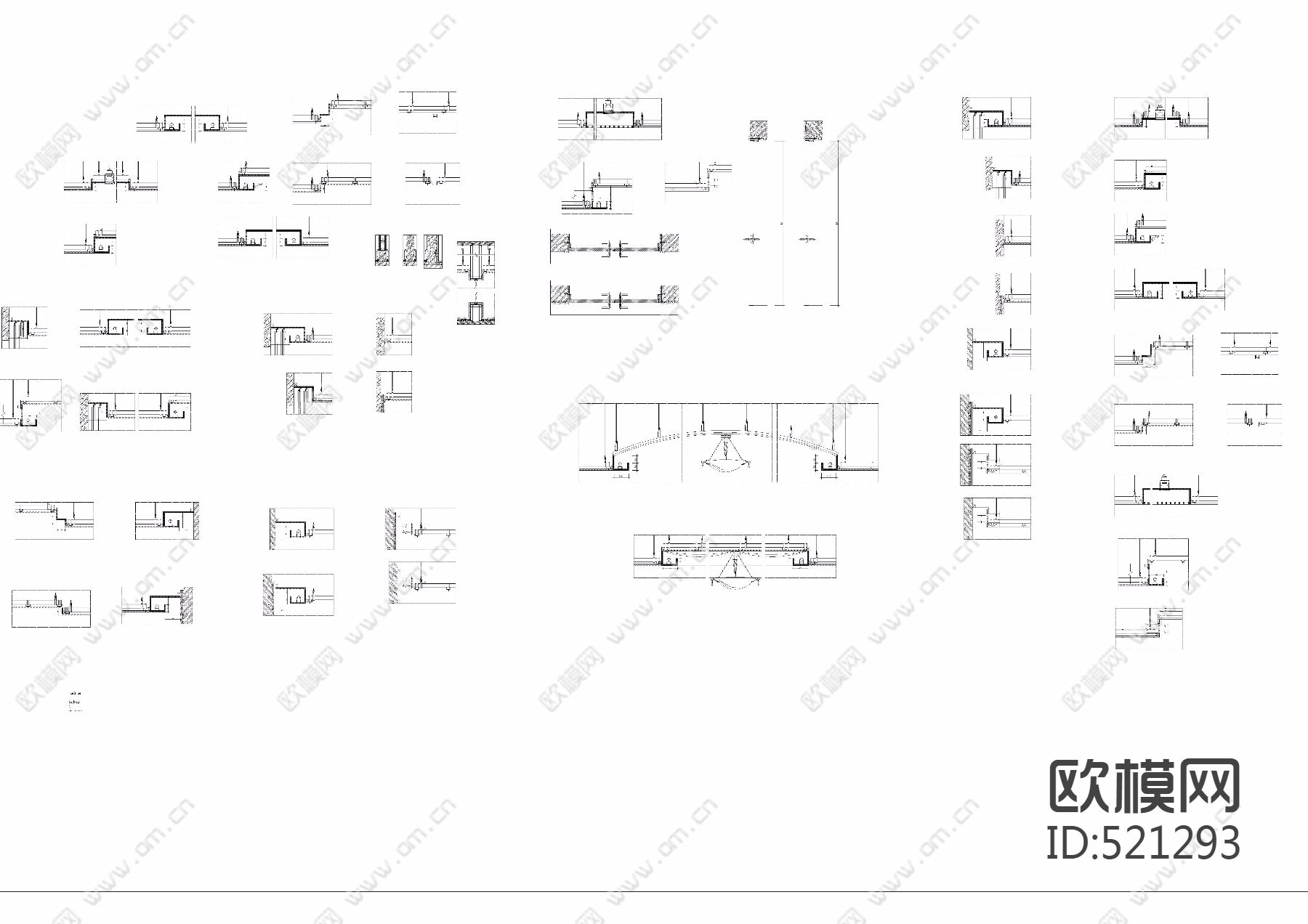 标准天花大样图集下载