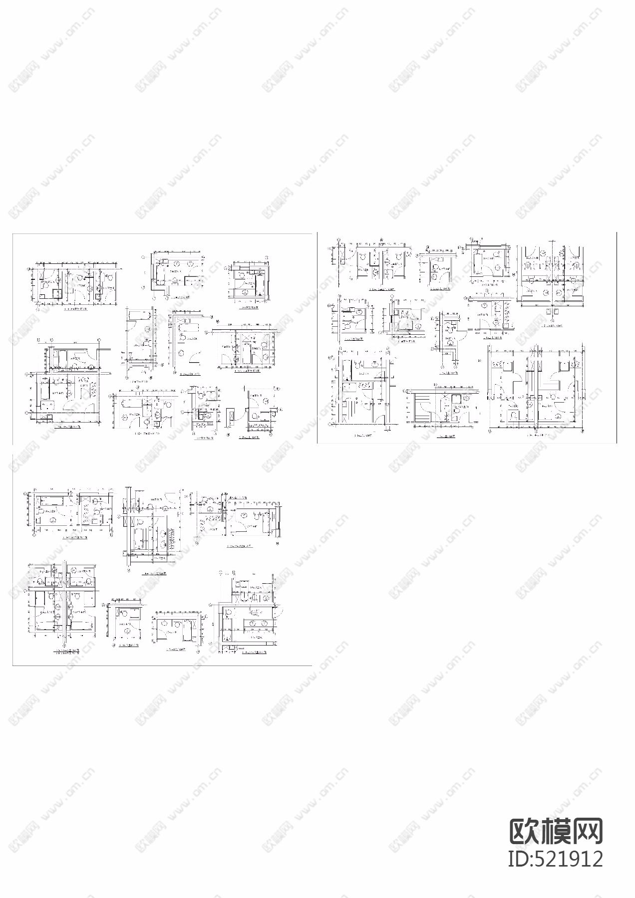 卫生间cad大样图集下载