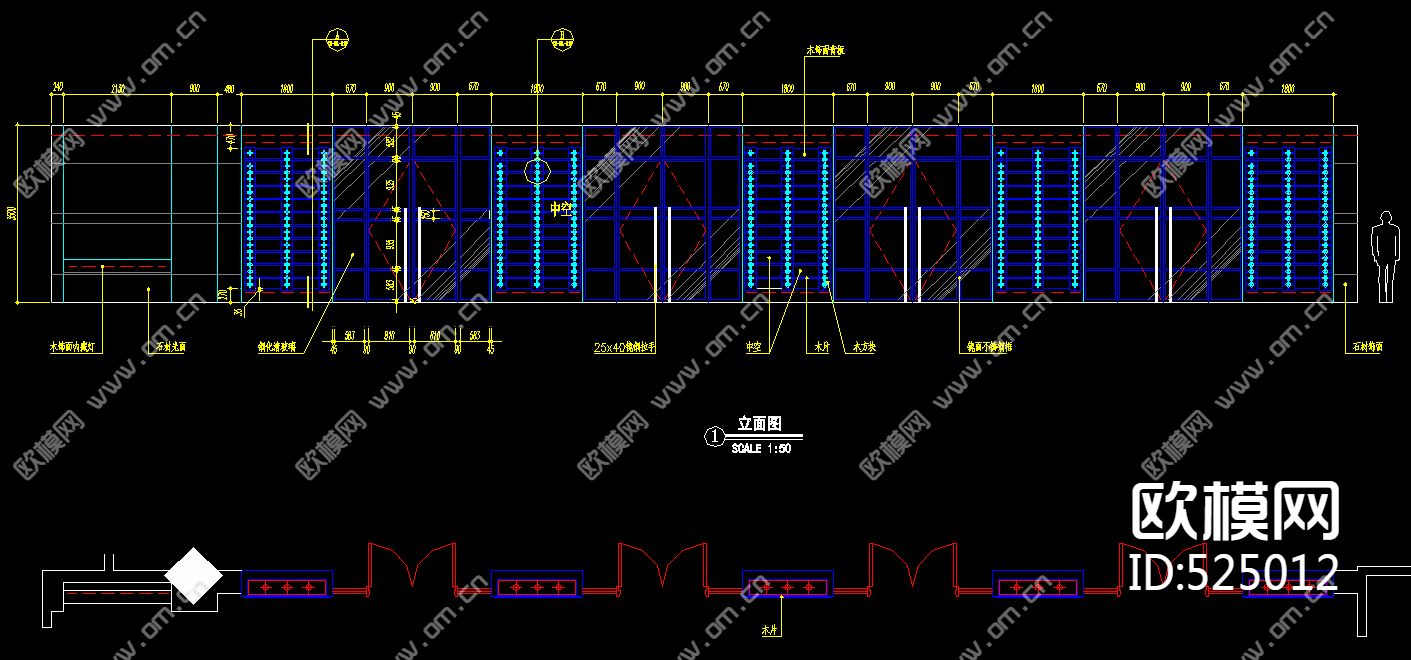 七层五星级休闲酒店装饰施工图下载（渲染图2）