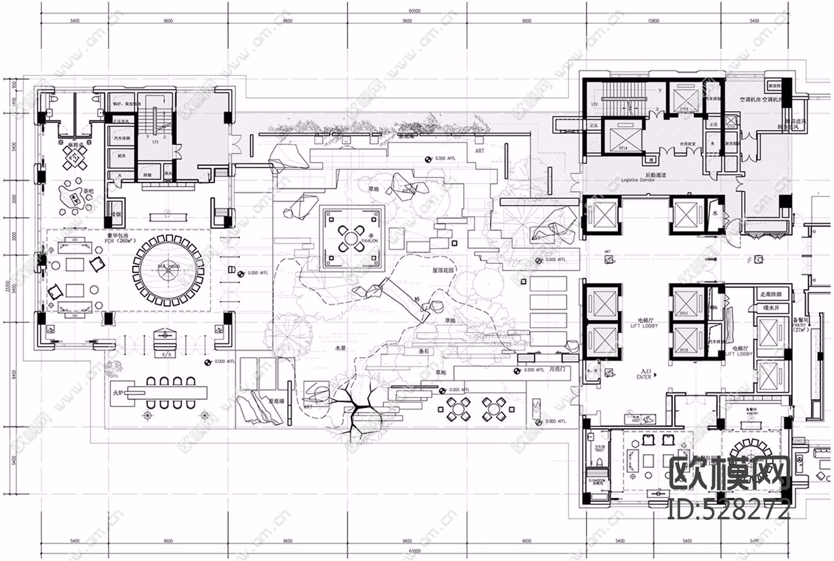 杭州泛海钓鱼台酒店施工图下载（渲染图2）