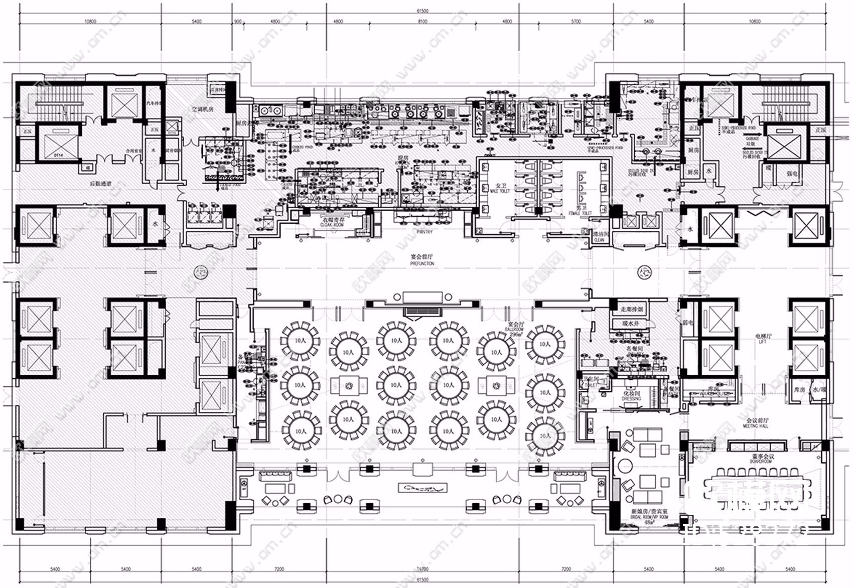 杭州泛海钓鱼台酒店施工图下载（渲染图3）