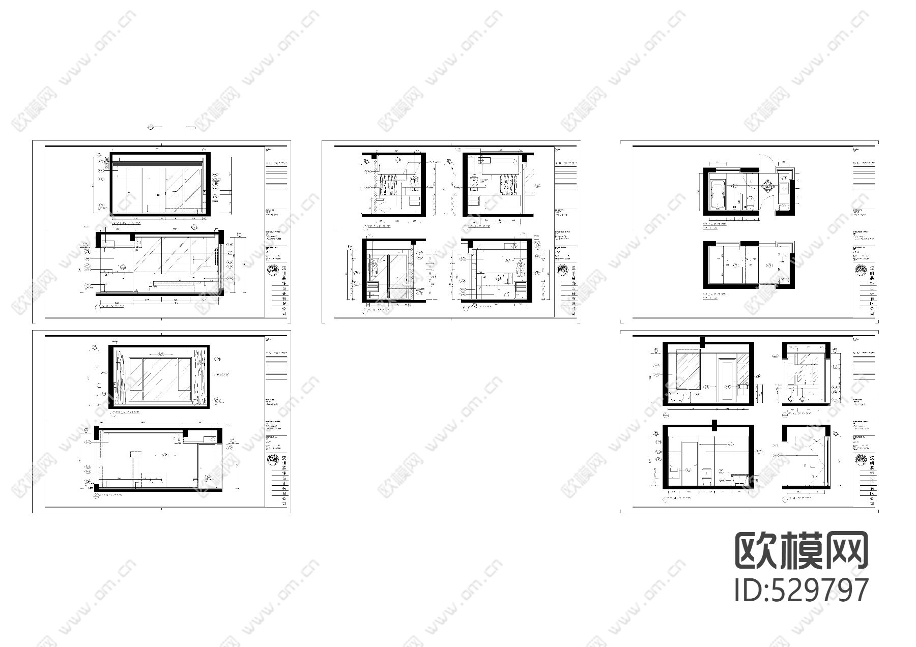 梁志天-上海依云听香园CAD施工图下载（渲染图2）