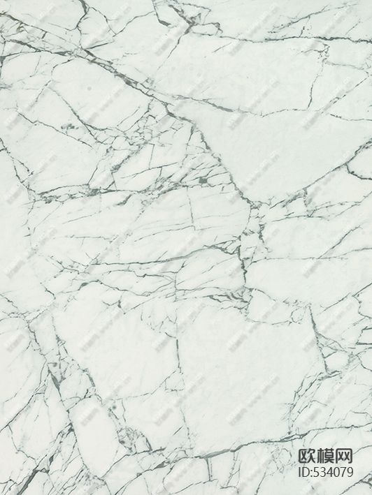 简一大理石瓷砖之细纹雪花白系列下载（渲染图3）