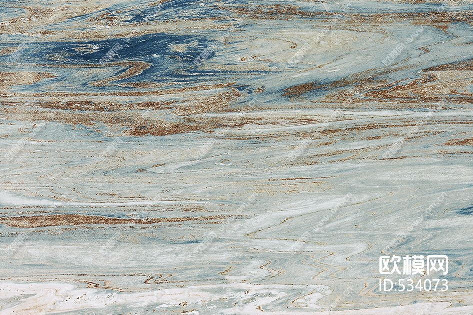 简一大理石瓷砖之蓝贝露系列下载（渲染图4）