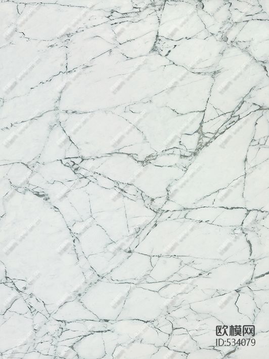 简一大理石瓷砖之细纹雪花白系列下载（渲染图4）