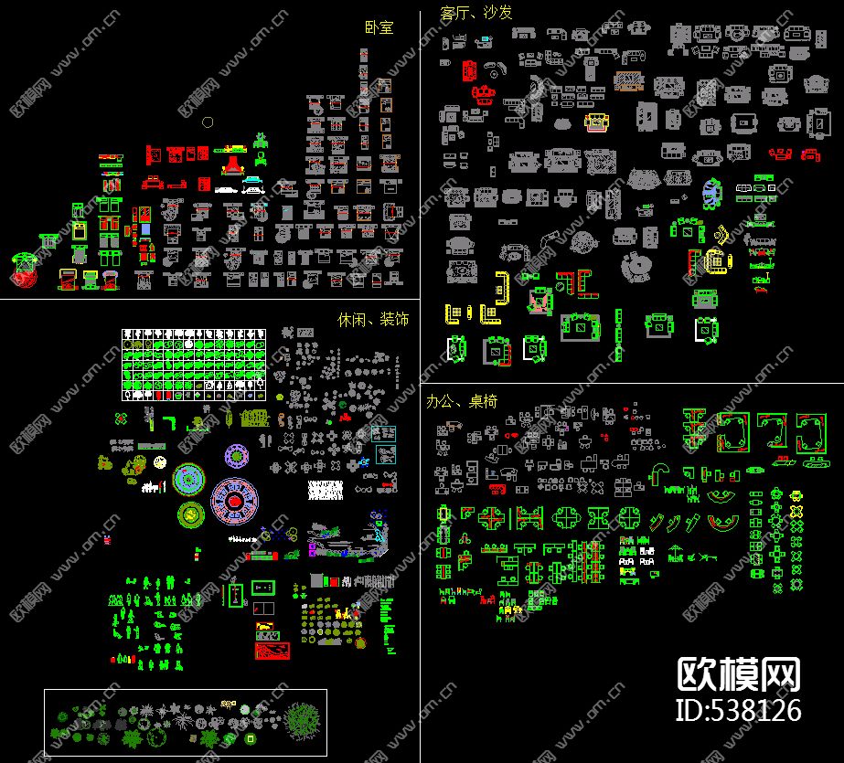 CAD室内装饰图下载