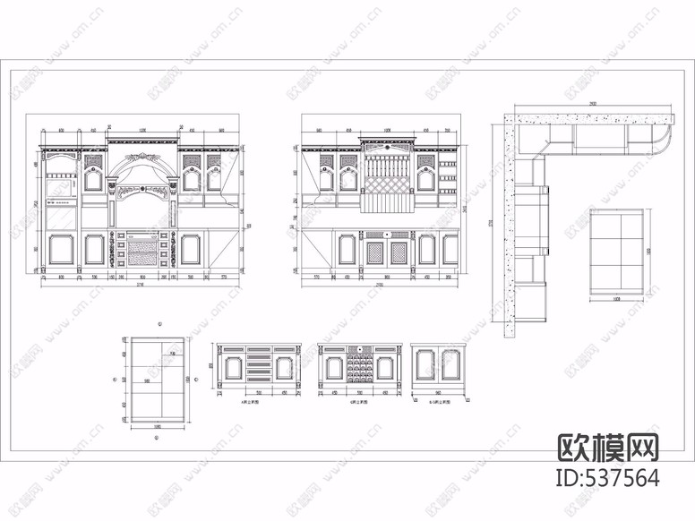 歐式精品櫥柜加中島下載