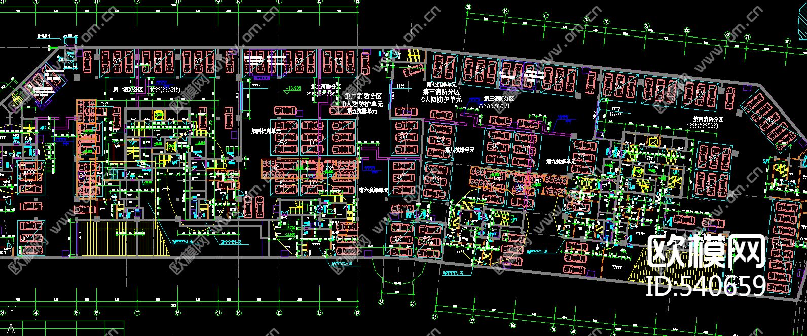 意大利国际大厦建筑施工图下载（渲染图2）