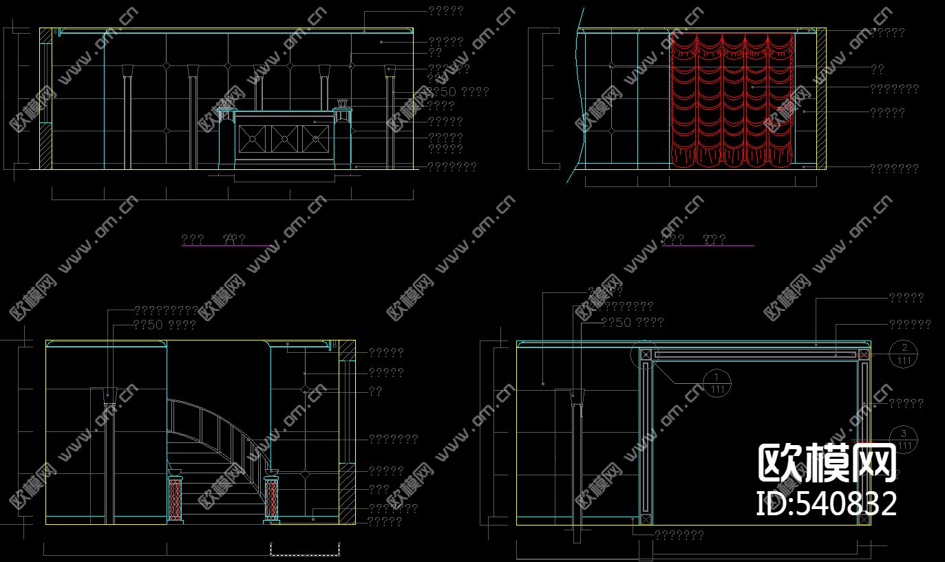 KTV包房装修施工图下载（渲染图1）