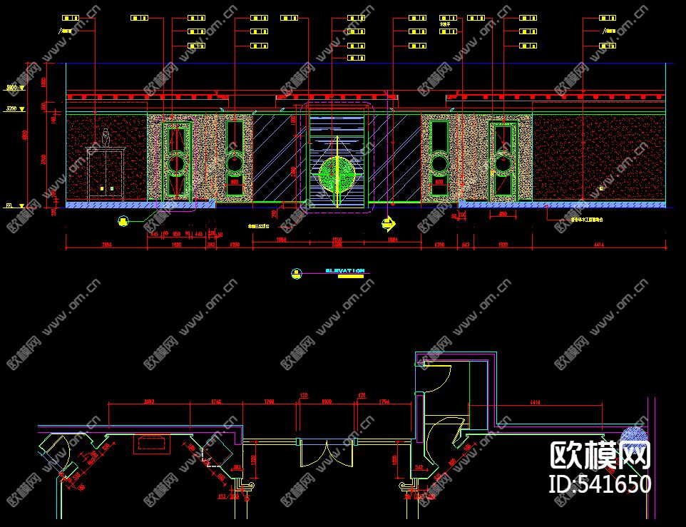 常州富都商贸装饰施工图下载（渲染图2）