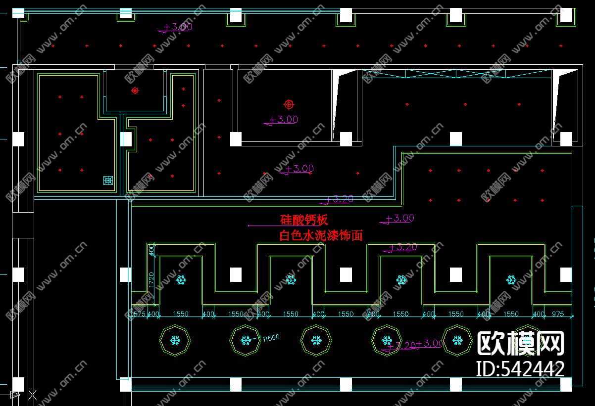 酒店一楼大厅装饰施工图下载（渲染图4）