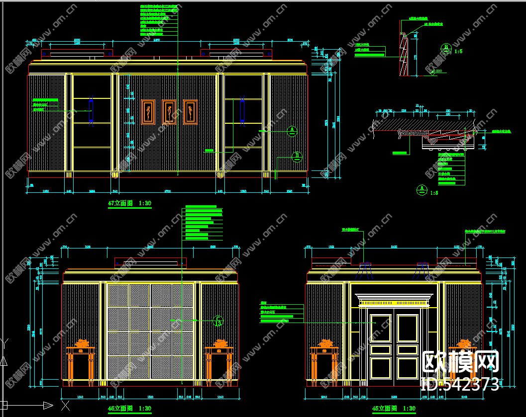 多层酒店装饰施工图下载（渲染图3）
