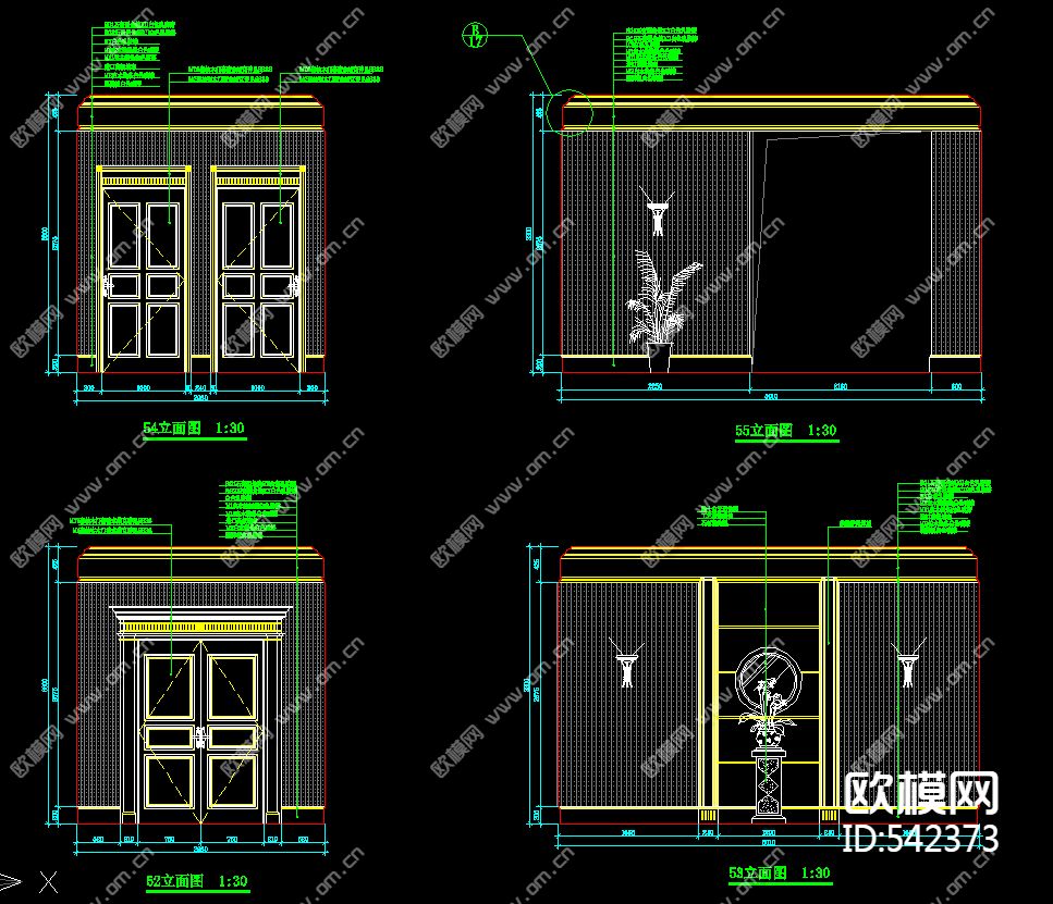 多层酒店装饰施工图下载（渲染图1）