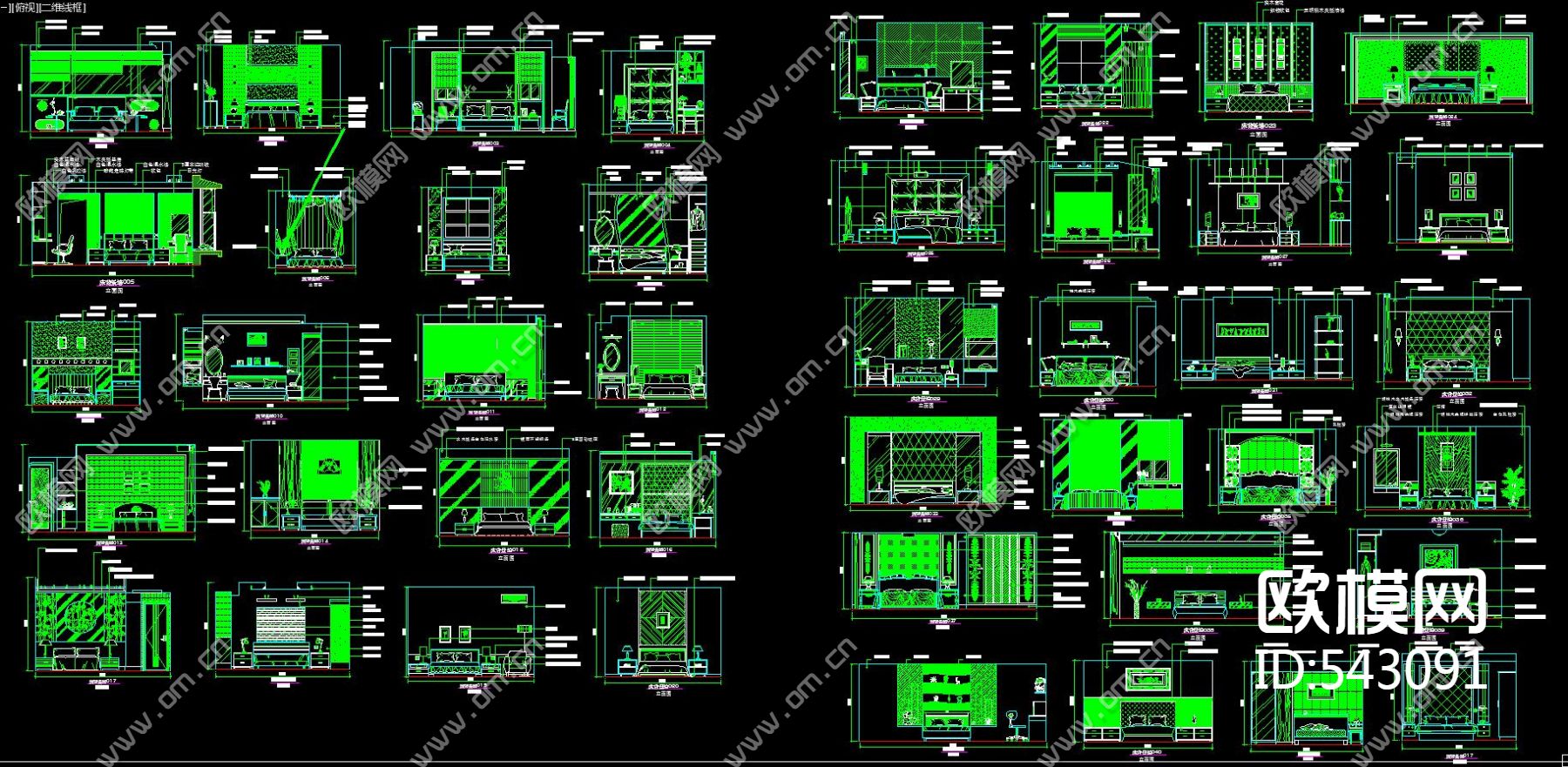 卧室床背景44例下载