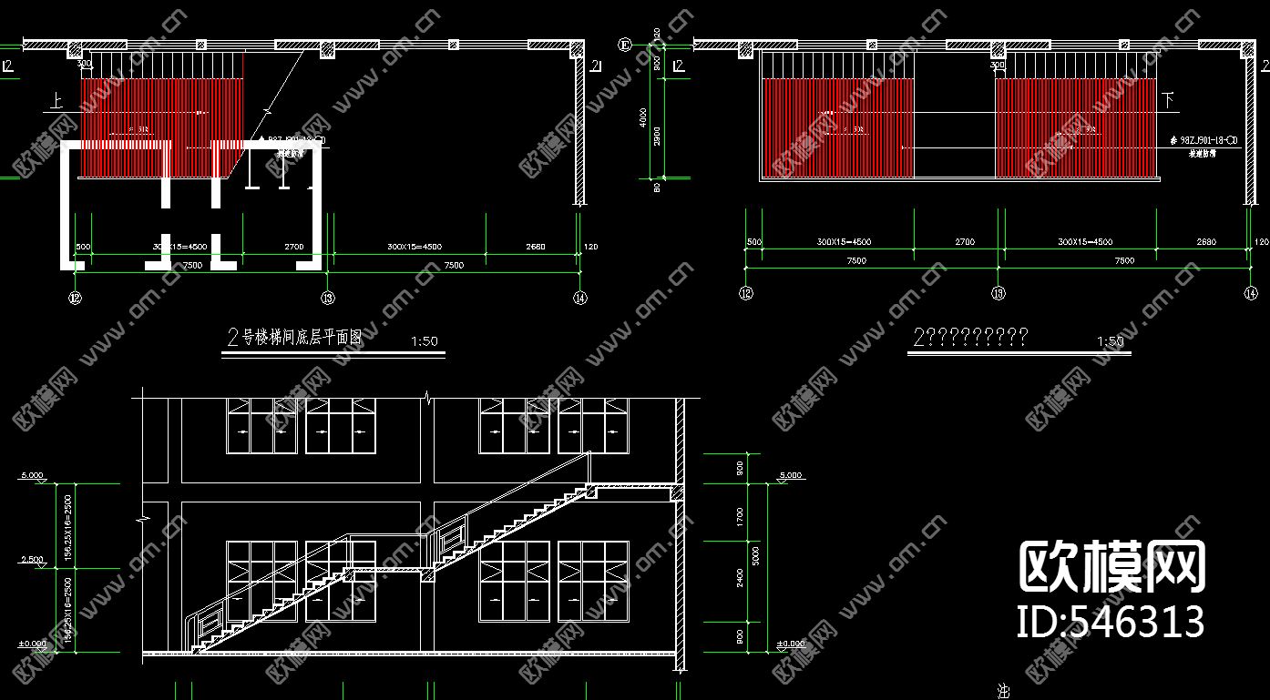 车间建筑施工图下载（渲染图2）
