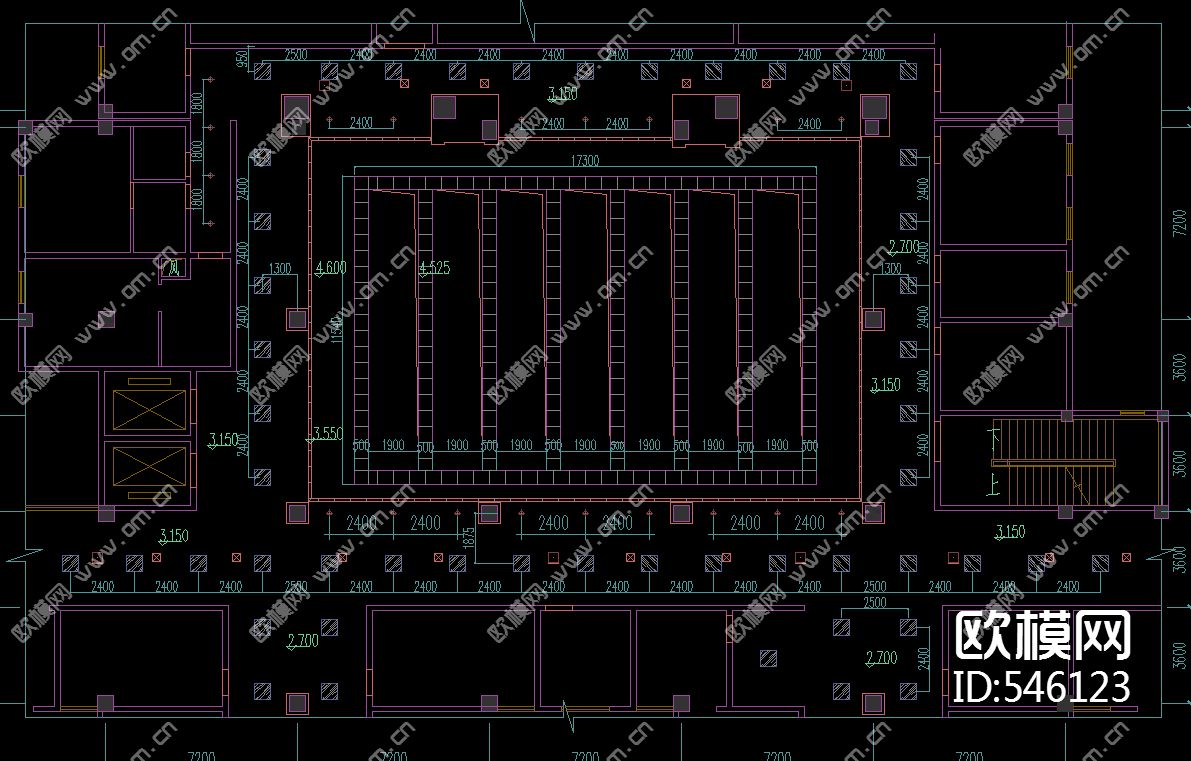 医院装饰施工图下载（渲染图2）