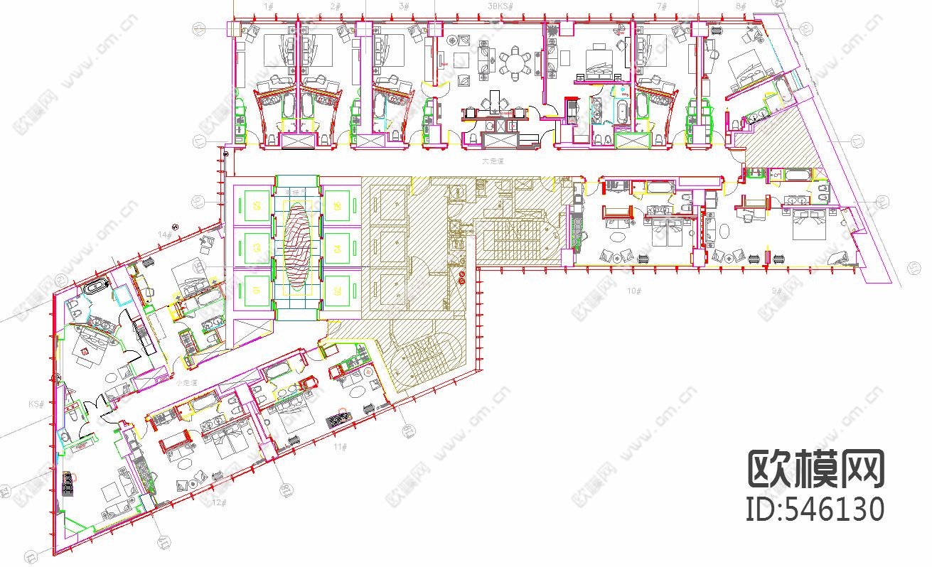 香格里拉部分施工图下载（渲染图2）