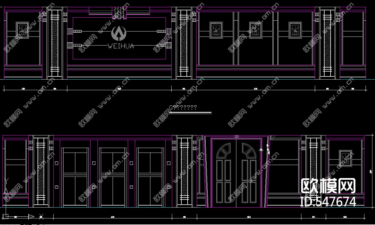 茶艺馆装饰施工图下载（渲染图2）